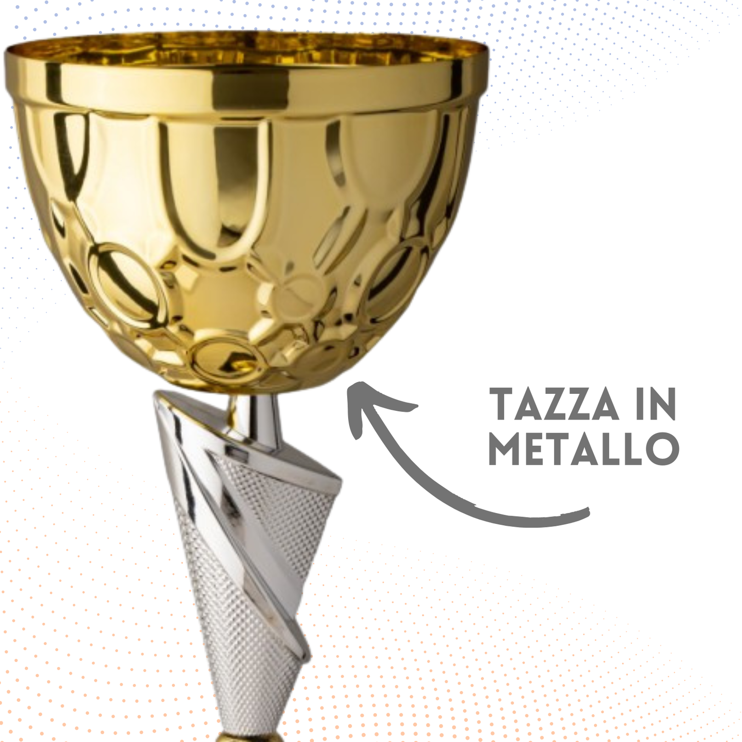 Coppa da 44 cm colore oro | Cod. 8.031G