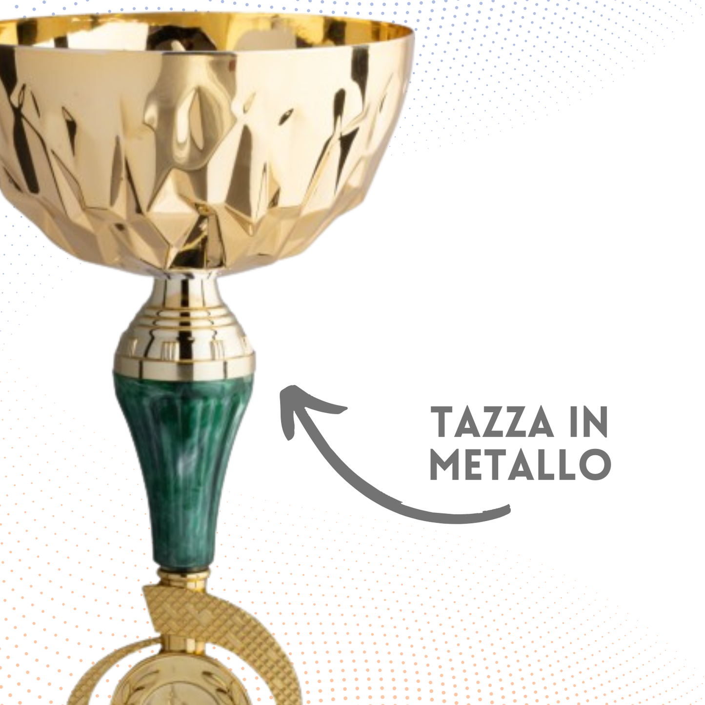 Coppa da 33 cm con base in marmo | Cod. 12.024G