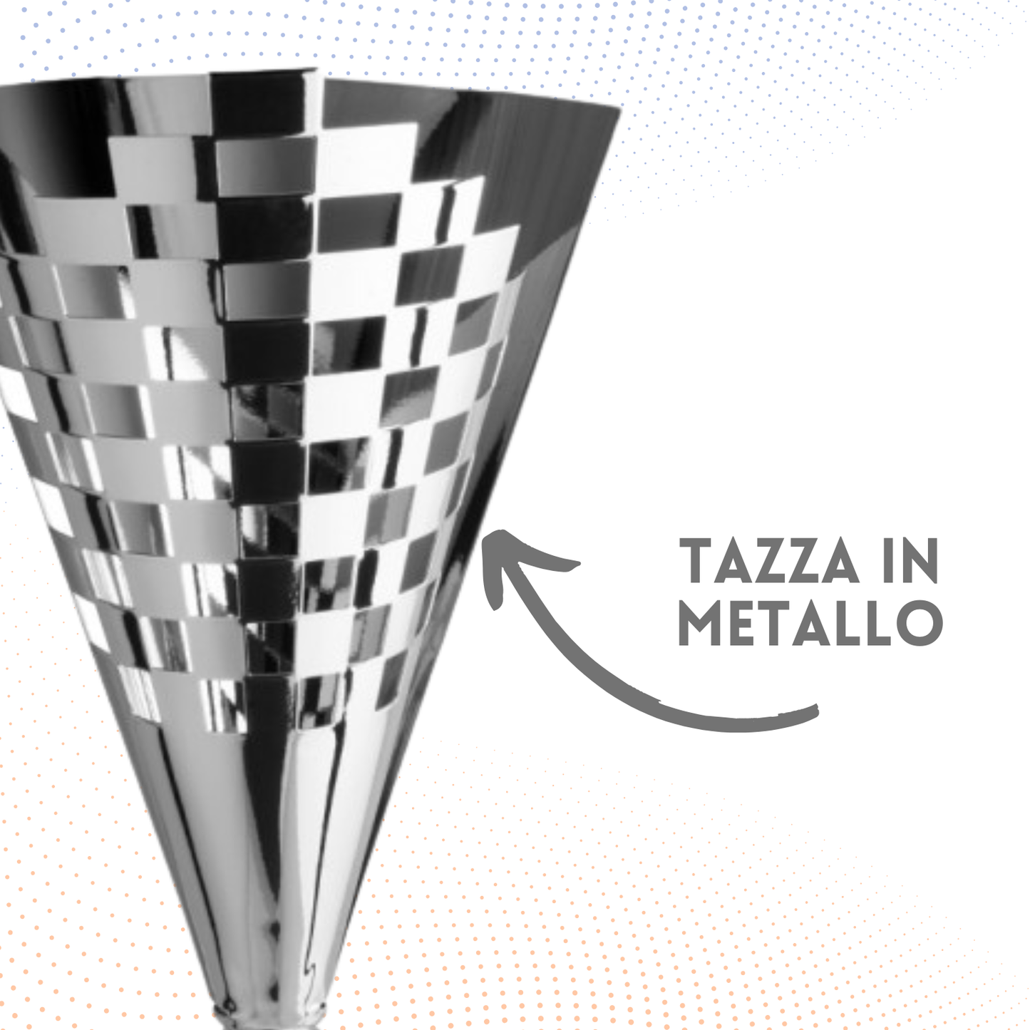 Trofeo in metallo da 61 cm, peso da 2,4 Kg | Cod. 2.571