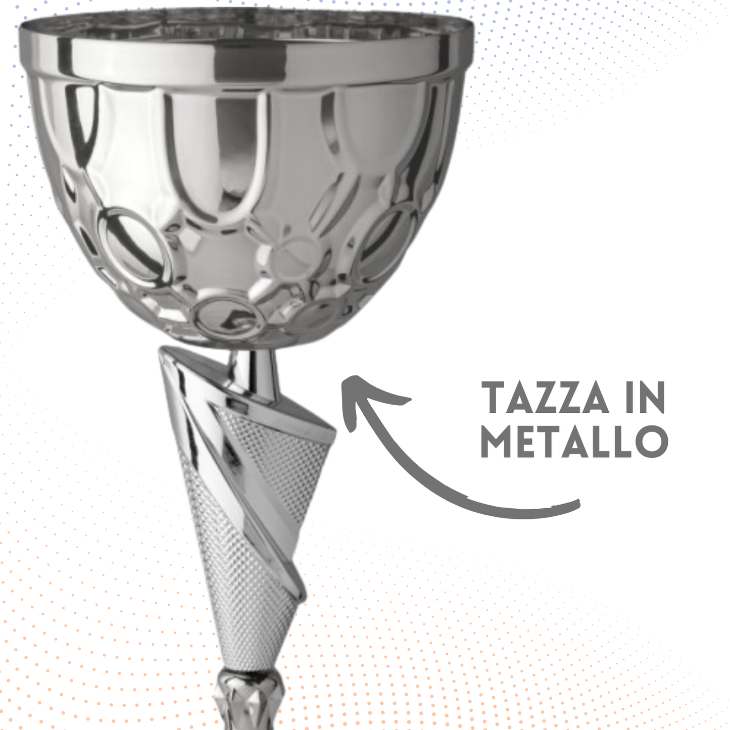 Coppa da 38 cm colore silver| Cod. 8.033S