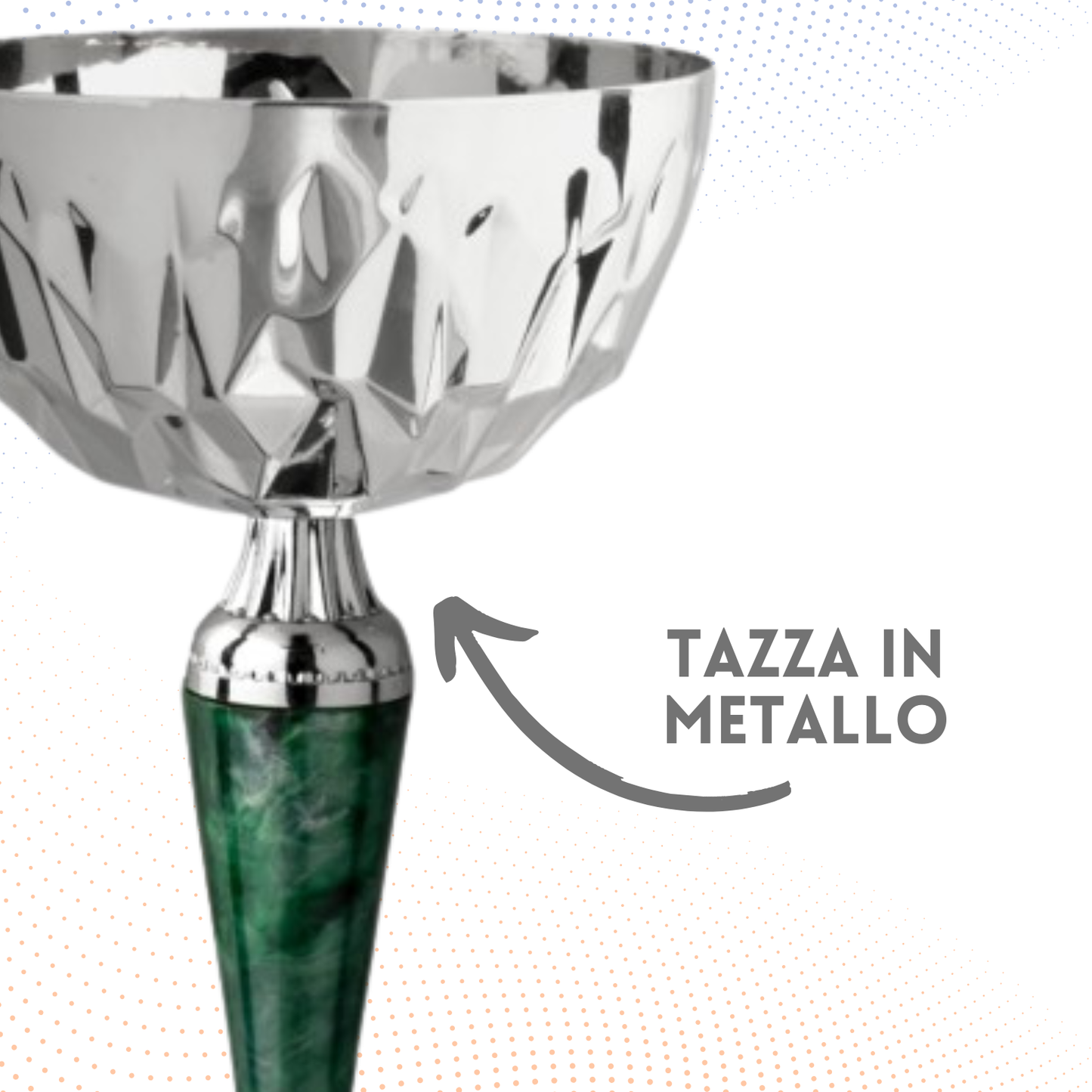 Coppa da 31 cm con base in marmo | Cod. 12.252S