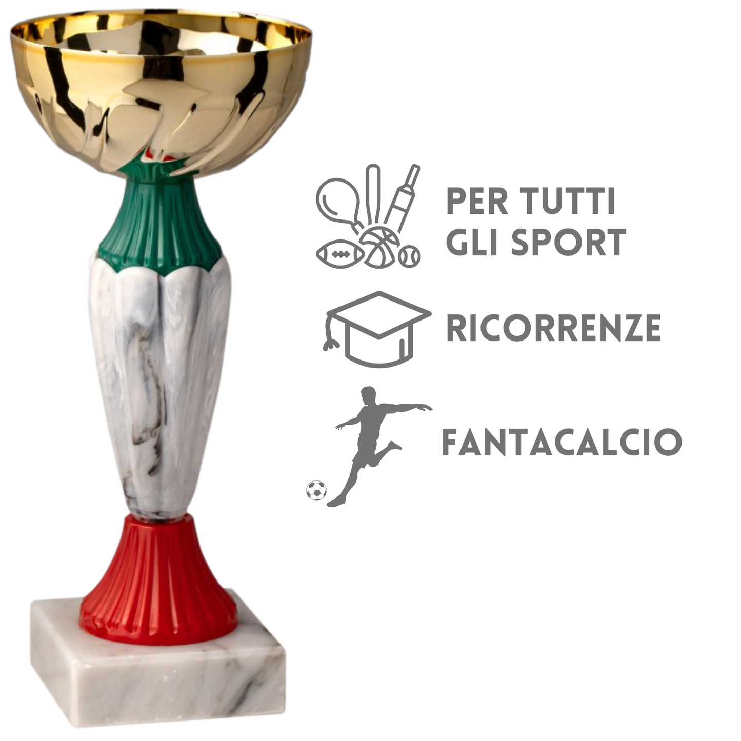 Set 3 premiazioni personalizzate 13.399.6G.