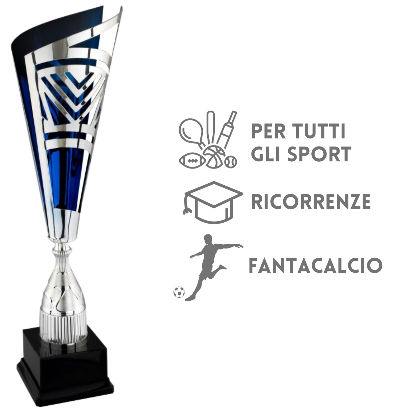 Tris Coppe da 64 - 61 - 58 cm | Cod. 2.559