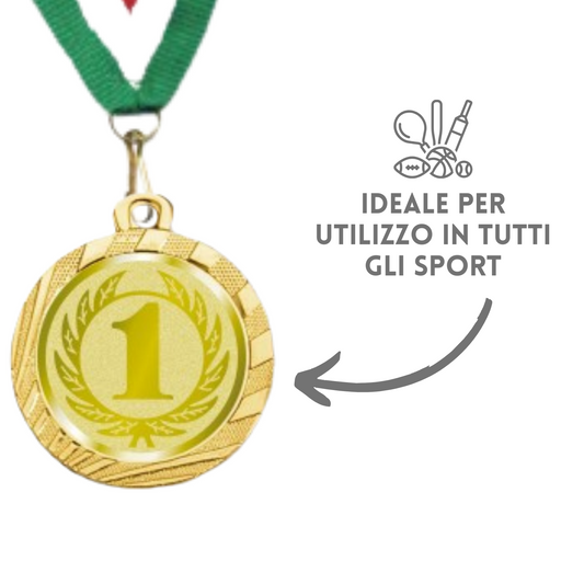 Tris di medaglie personalizzate da 32 mm | Cod. SET-23.008.Y3