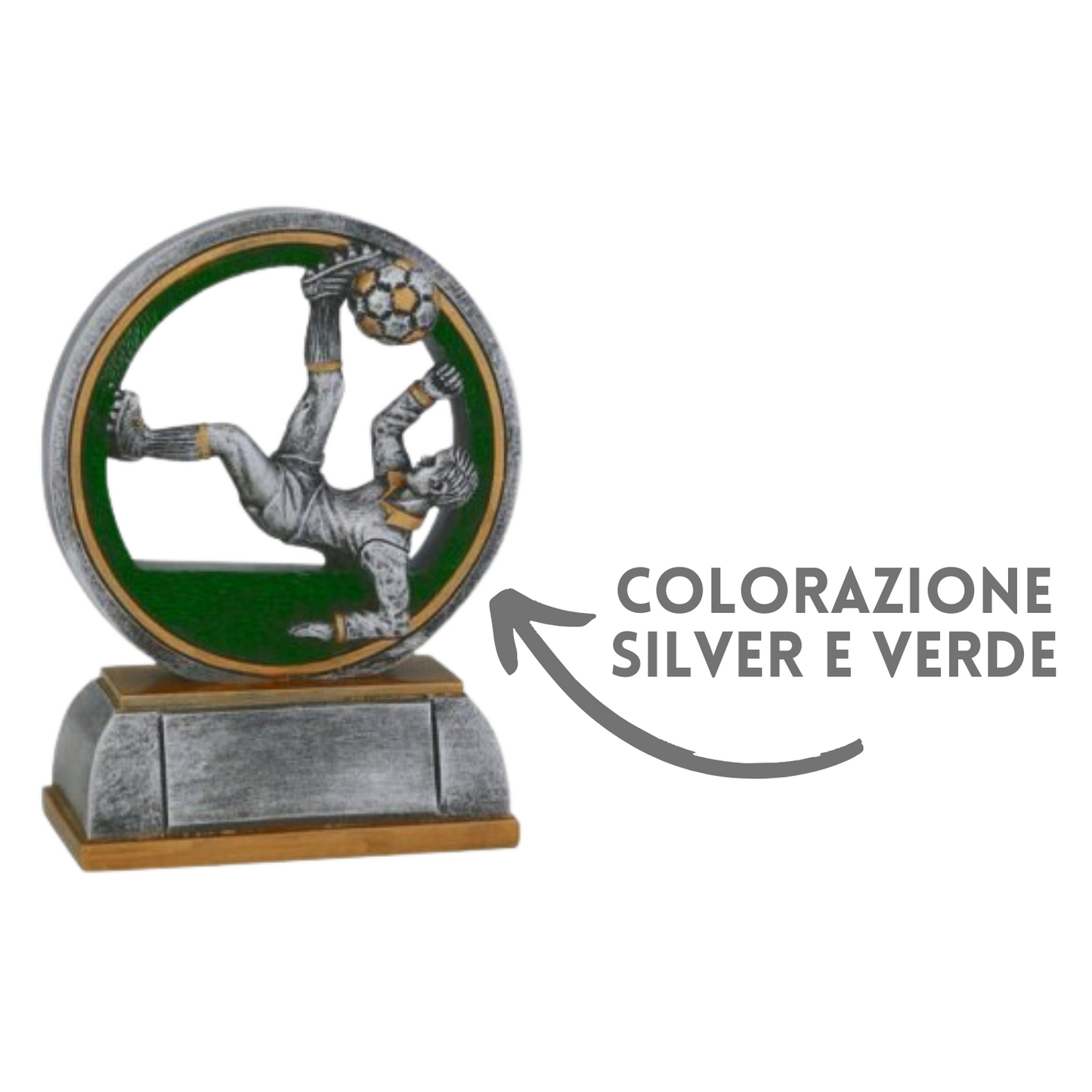 Premio calcistico da 16 cm personalizzato | Cod. 15.001