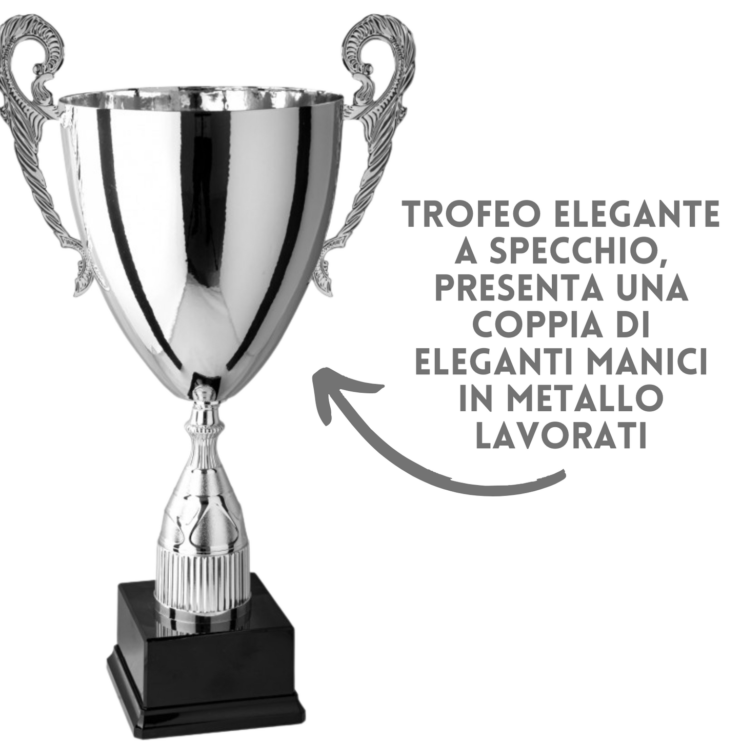 Coppa trofeo da 36 cm, peso da 1 Kg | Cod. 1.196
