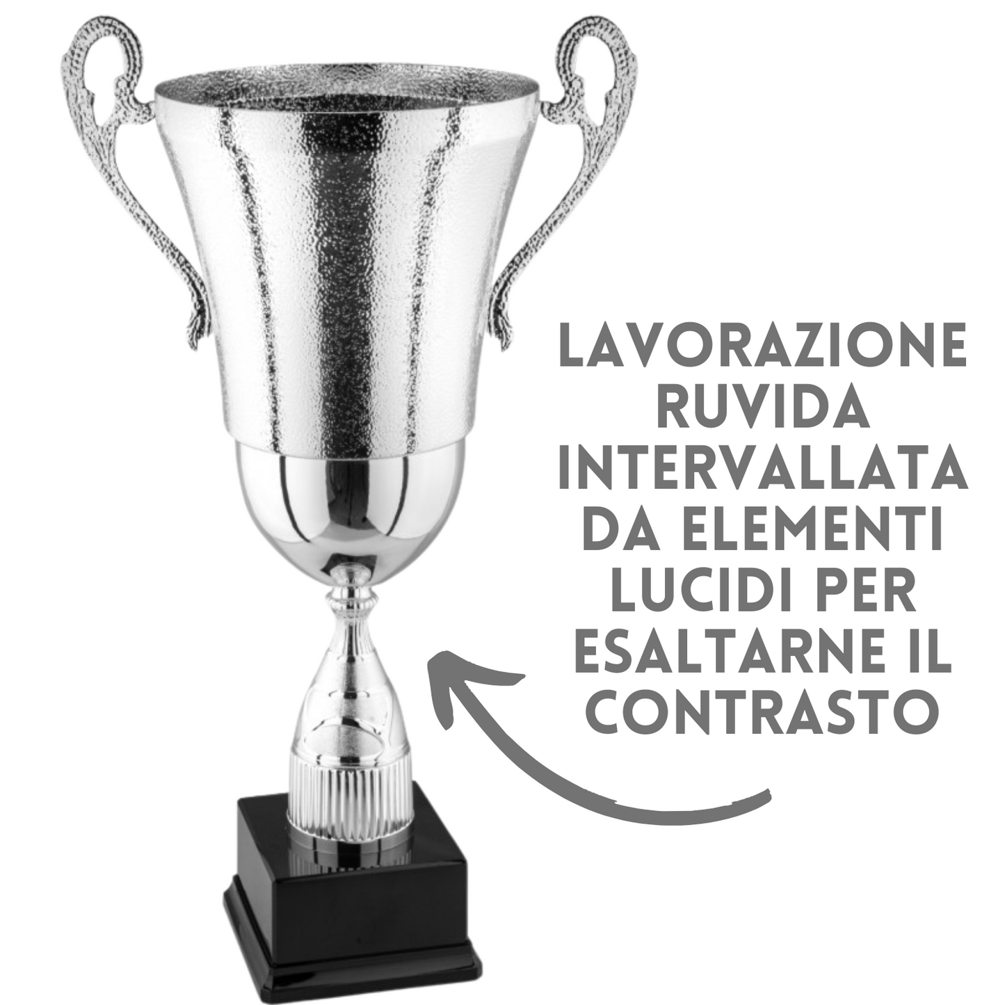 Coppa trofeo con manici da 65 cm | Cod. 2.141