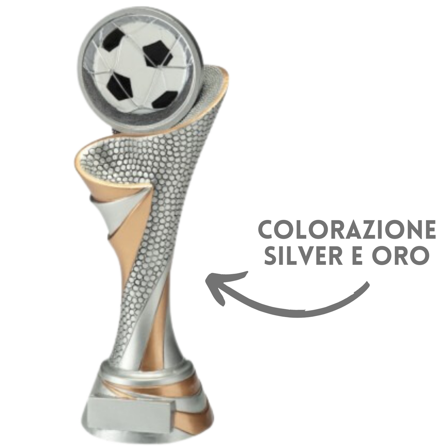 Premio calcistico da 26 cm personalizzato | Cod. 25.797.11
