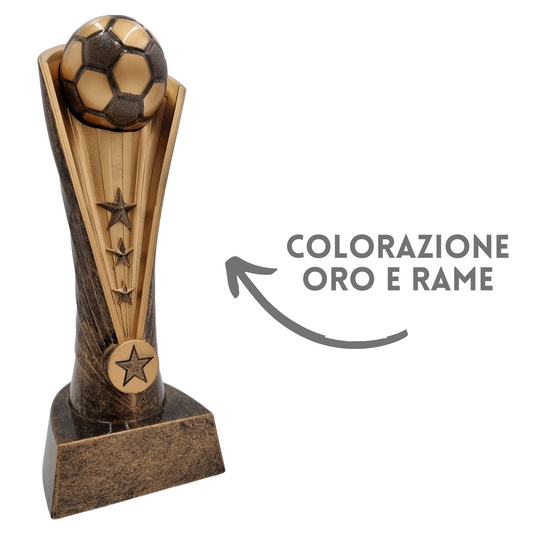 Premio calcistico da 23 cm personalizzato | Cod. 1919