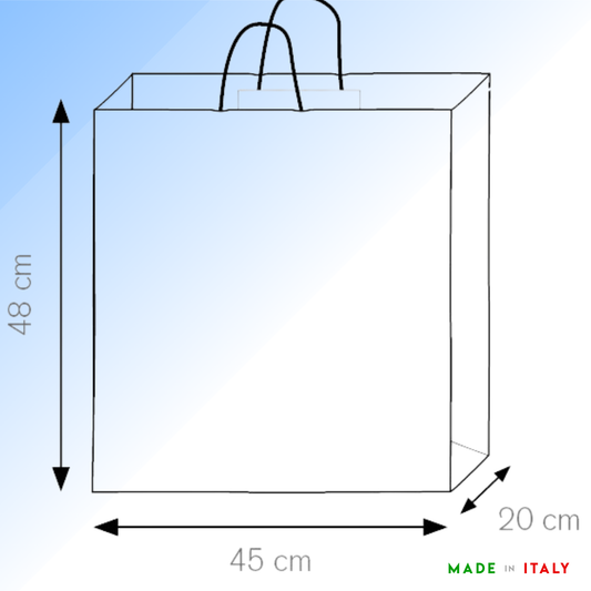 Shopper in carta personalizzate 45x48x20 cm | Cod. PG032
