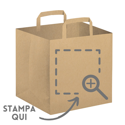 Buste personalizzate per Take Away | Cod. PG025
