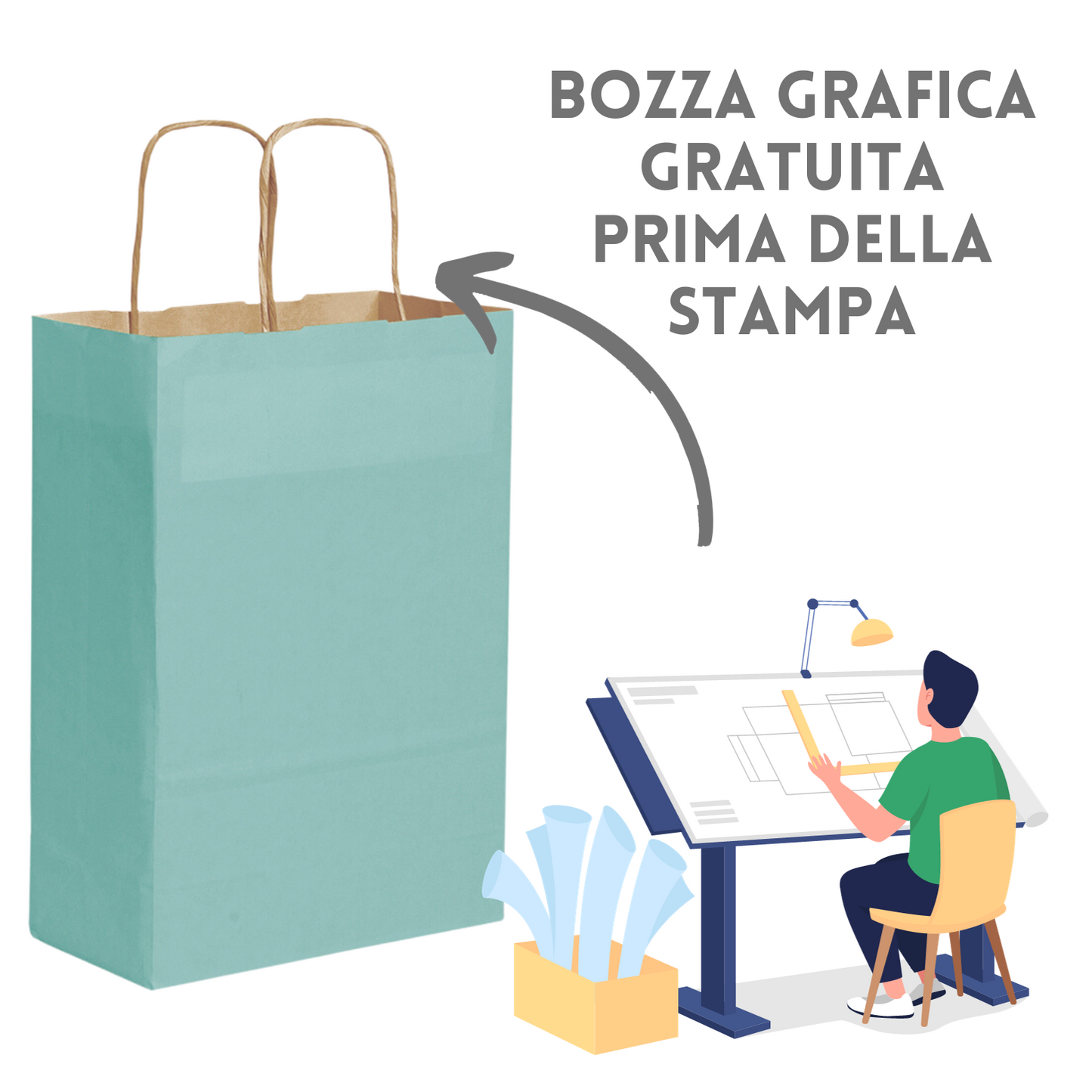 Buste in carta personalizzate PG012