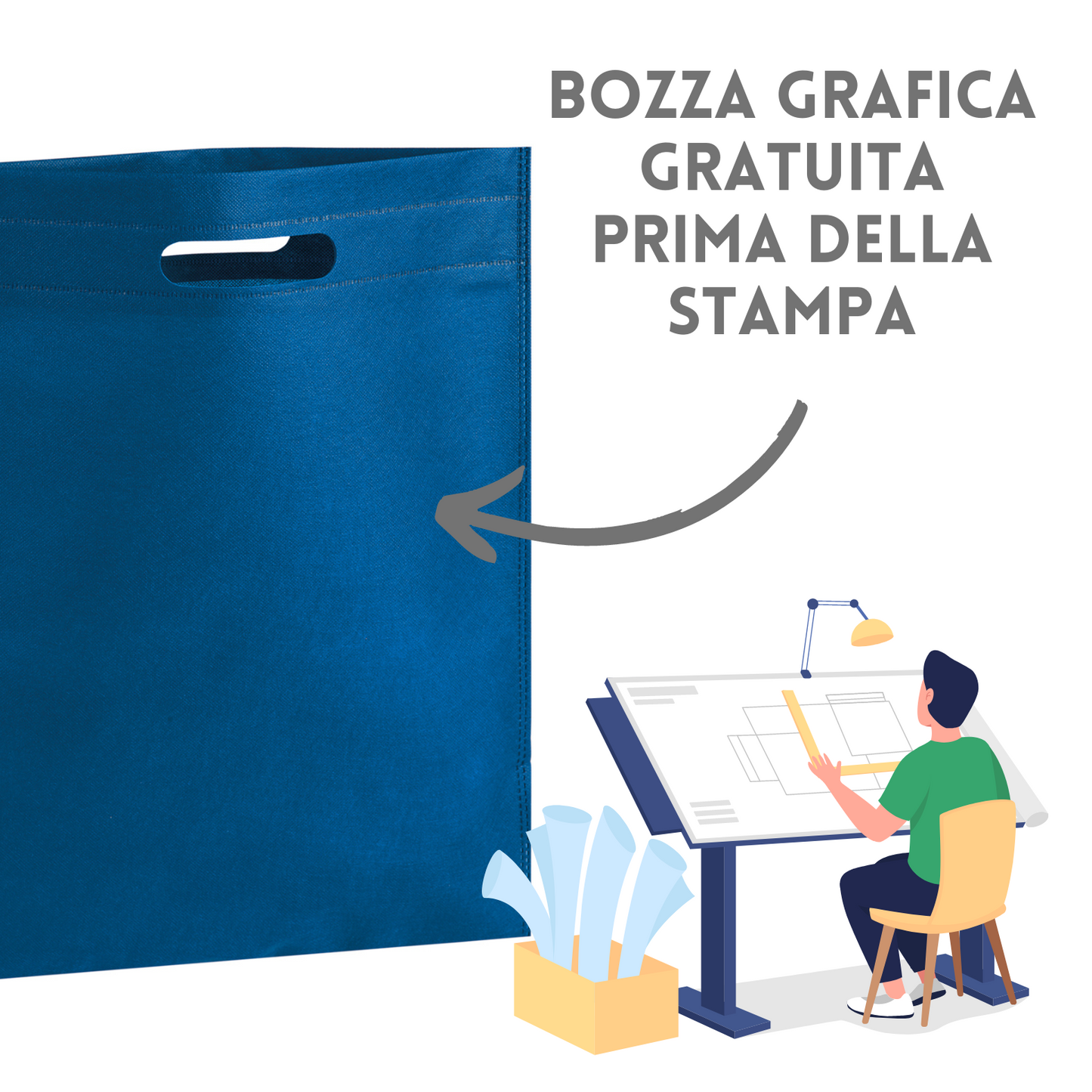 Shopper per documenti personalizzata PH265