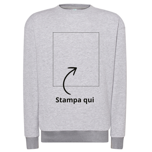 Felpa unisex personalizzata 30 colorazioni | Cod. SWRA290