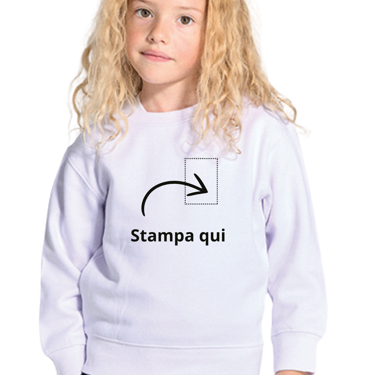 Felpa personalizzata per bambini | Cod. SWRK290