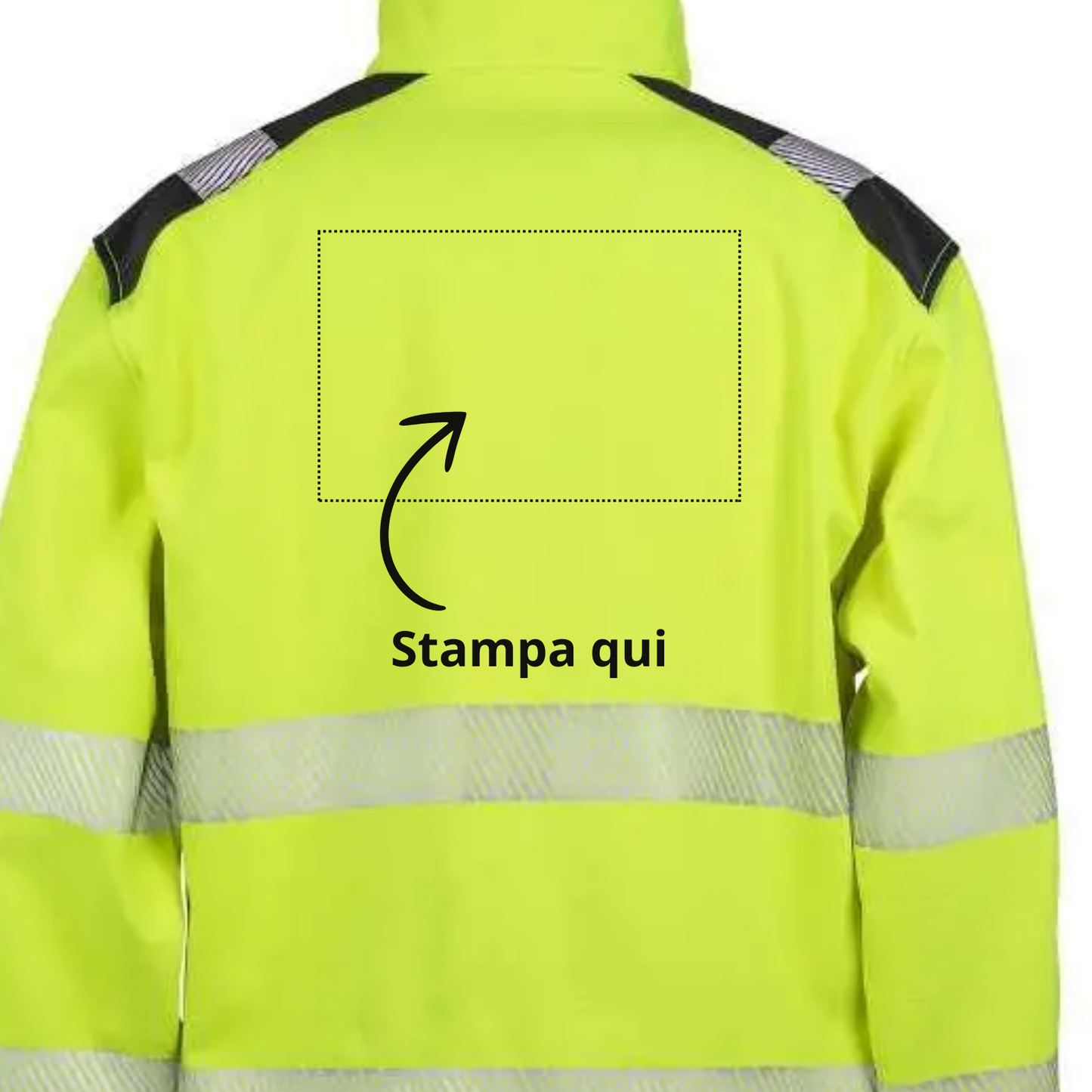 Softshell da lavoro alta visibilità | Cod. RER476X