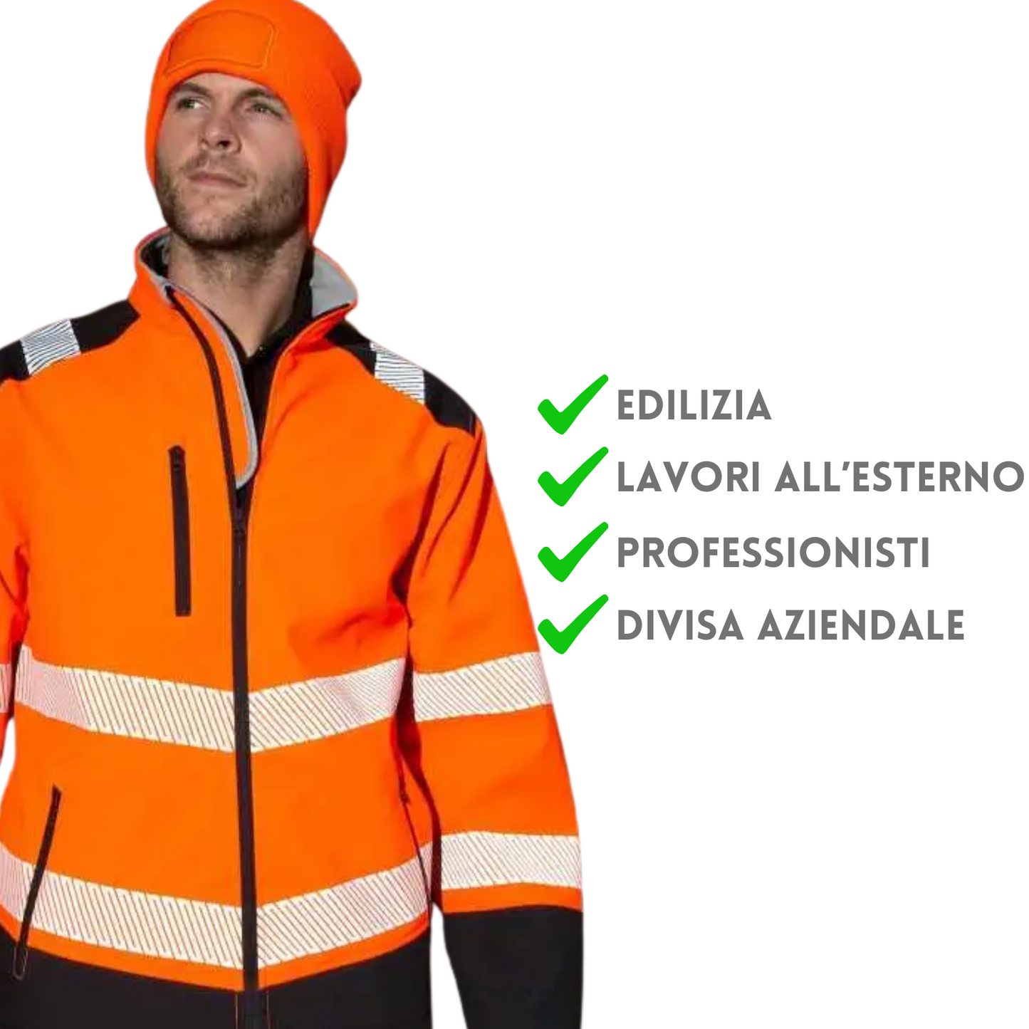 Softshell da lavoro alta visibilità | Cod. RER476X