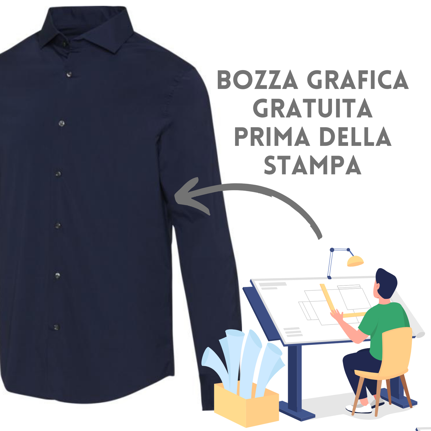 Camicia in tessuto di popeline Carnelian ricamata | Cod. 39502900