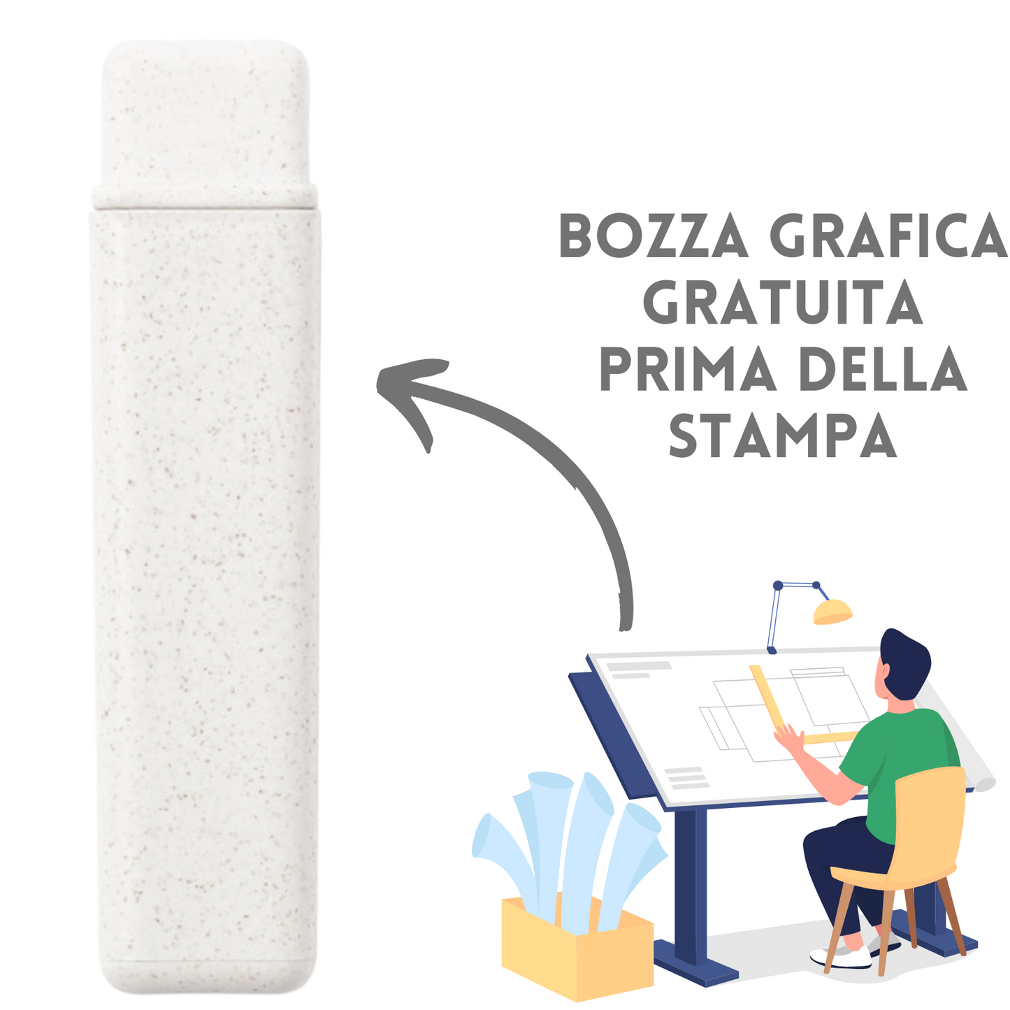 Spazzolino da denti ecologico personalizzato | Cod. 1639