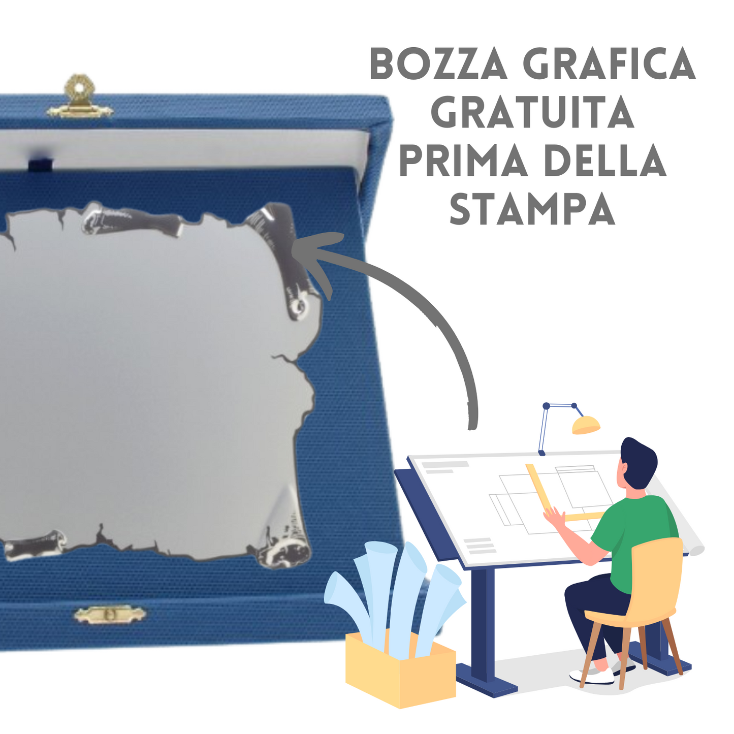Targa riconoscimento personalizzata 19.081S