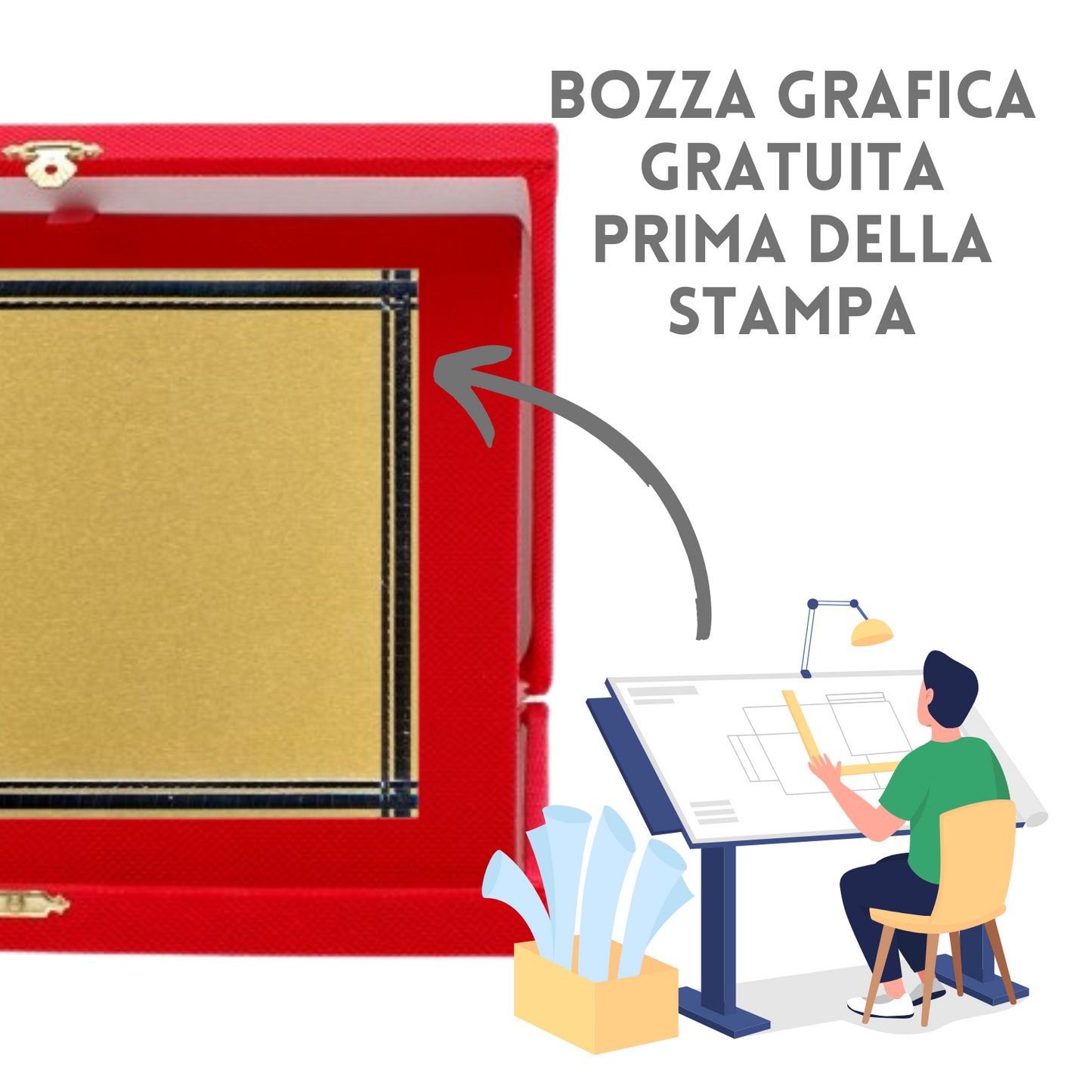 Targa riconoscimento personalizzata 19.022G