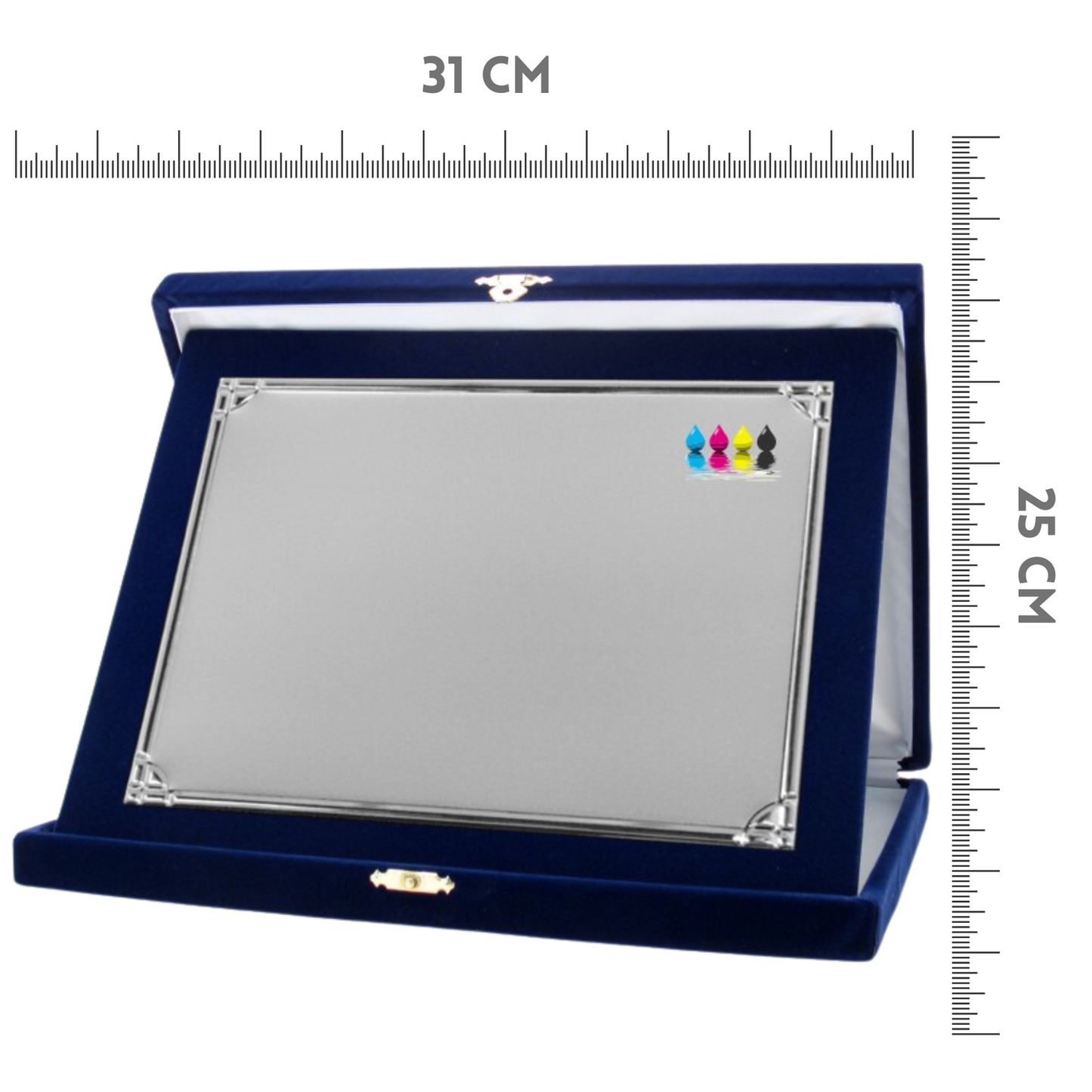 Set targa con astuccio 31x25 cm | Cod. 21.131A