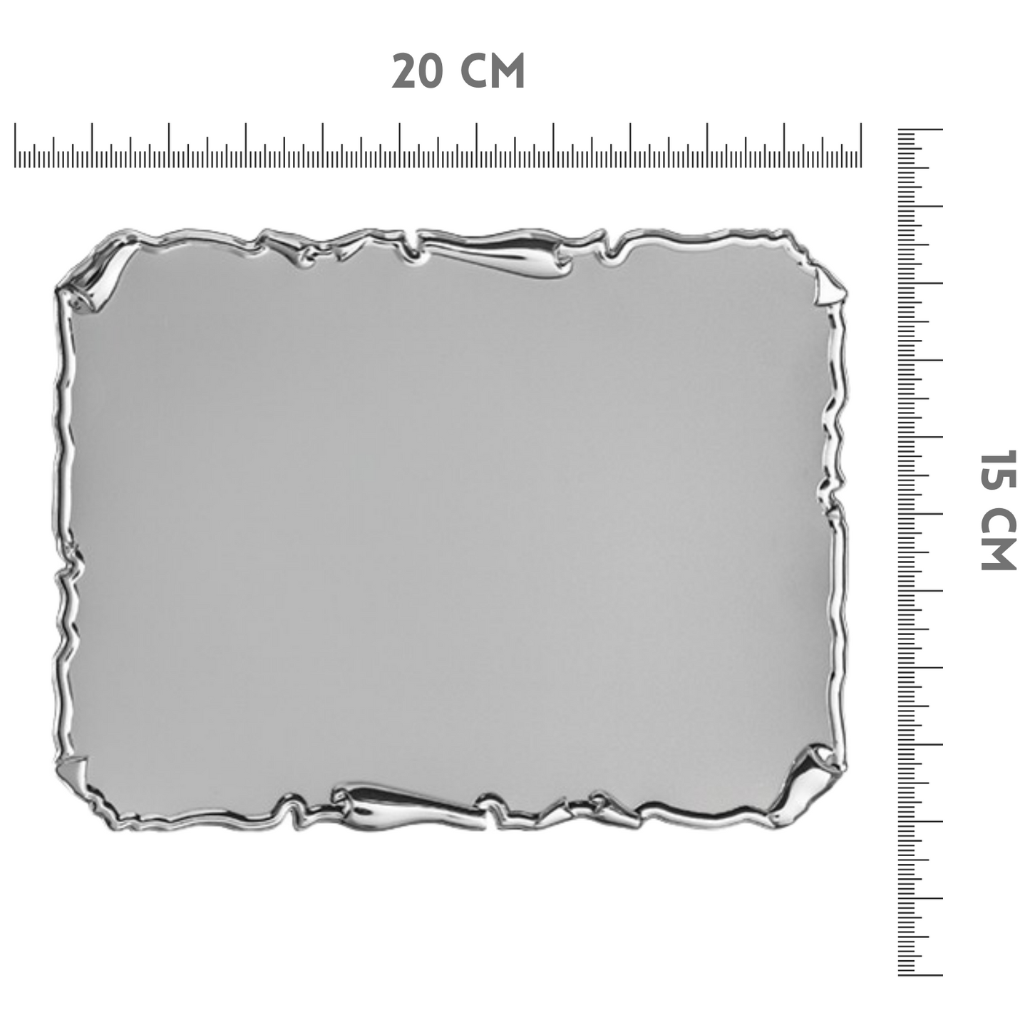 Targa riconoscimento 23x19 personalizzata con cofanetto | Cod. 19.182S
