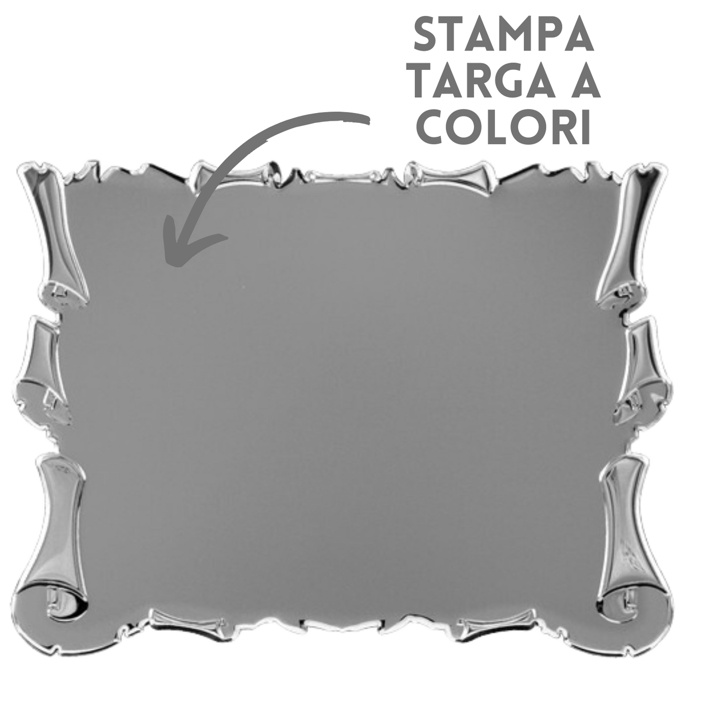 Set targa con astuccio 26x21 cm | Cod. 20.682