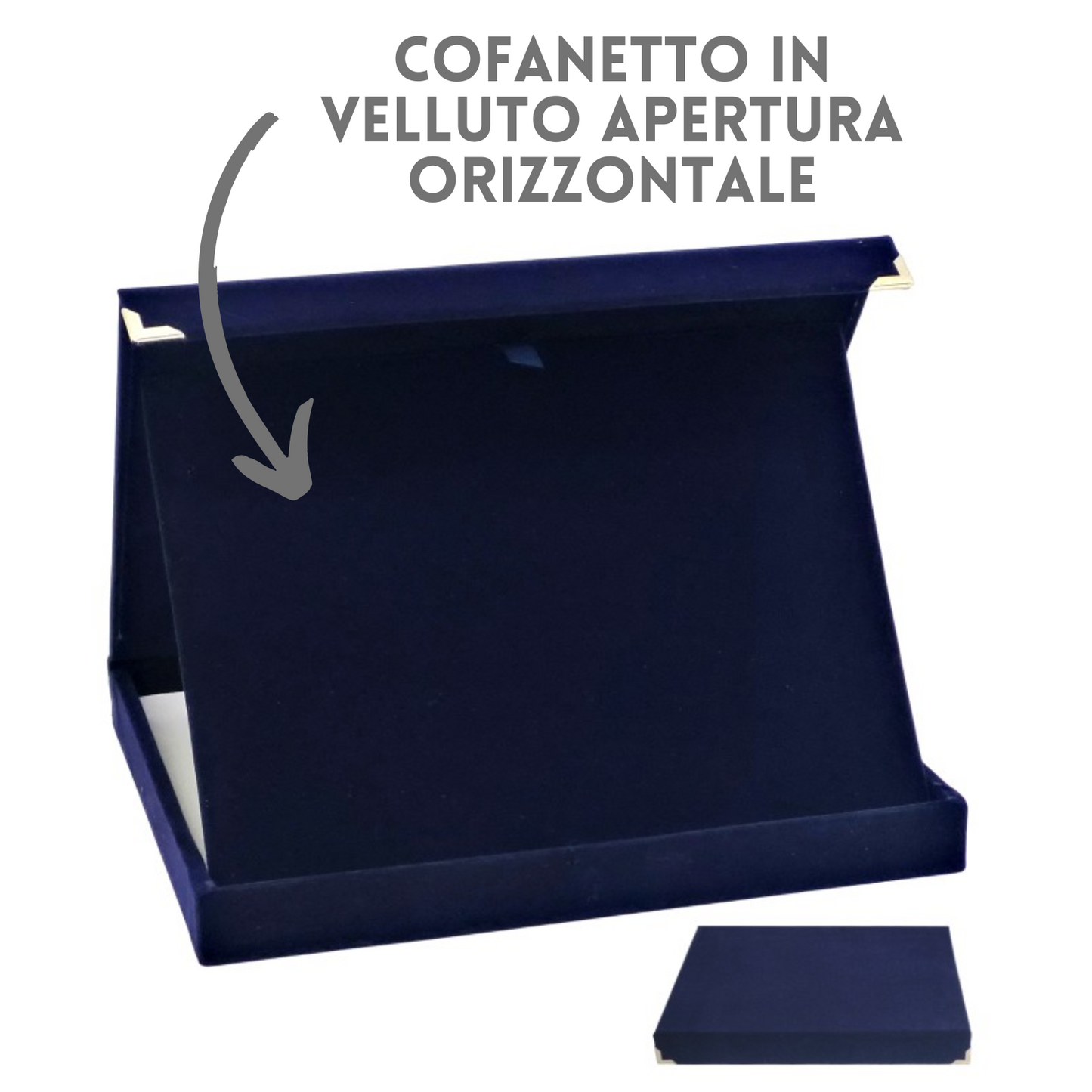 Set targa con astuccio apertura orizzontale 31x26 cm | Cod. 21.131B