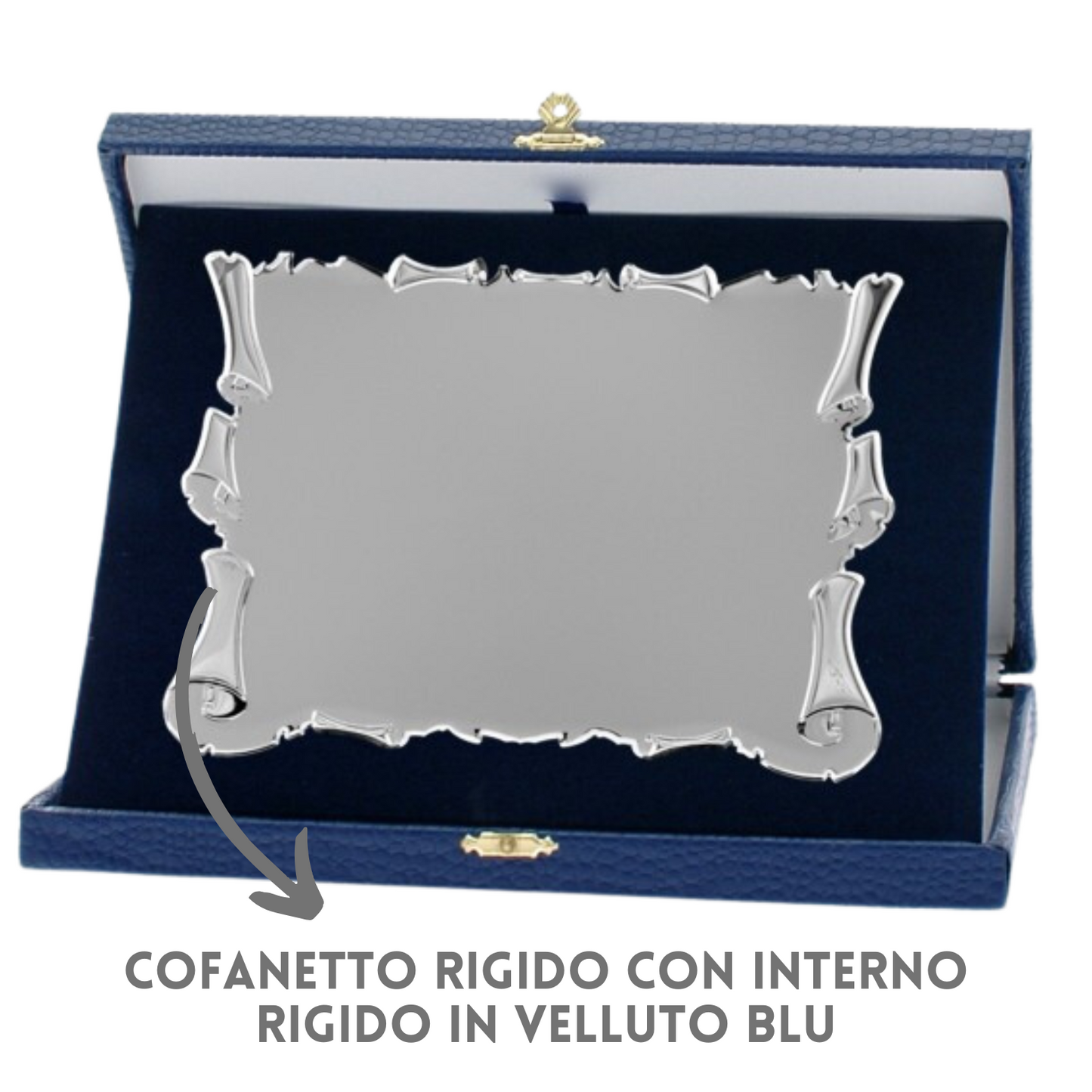 Set targa con astuccio 26x21 cm | Cod. 20.682