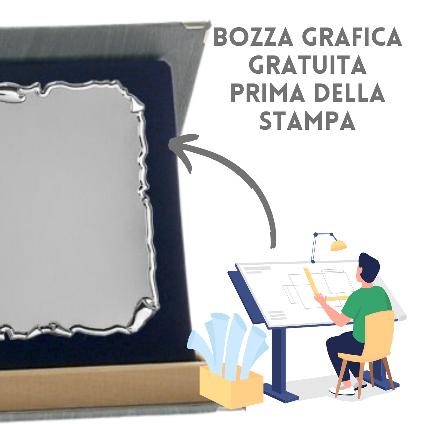 Targa riconoscimento personalizzata 20.613