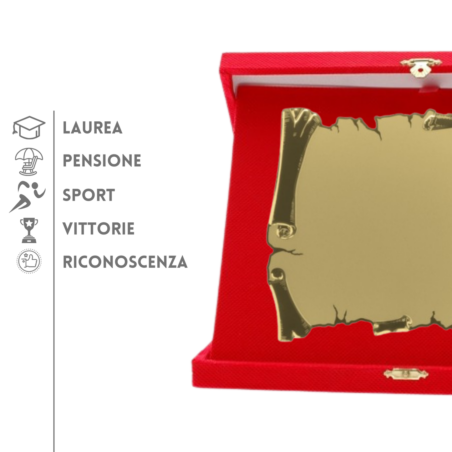 Targa riconoscimento personalizzata 21.412E