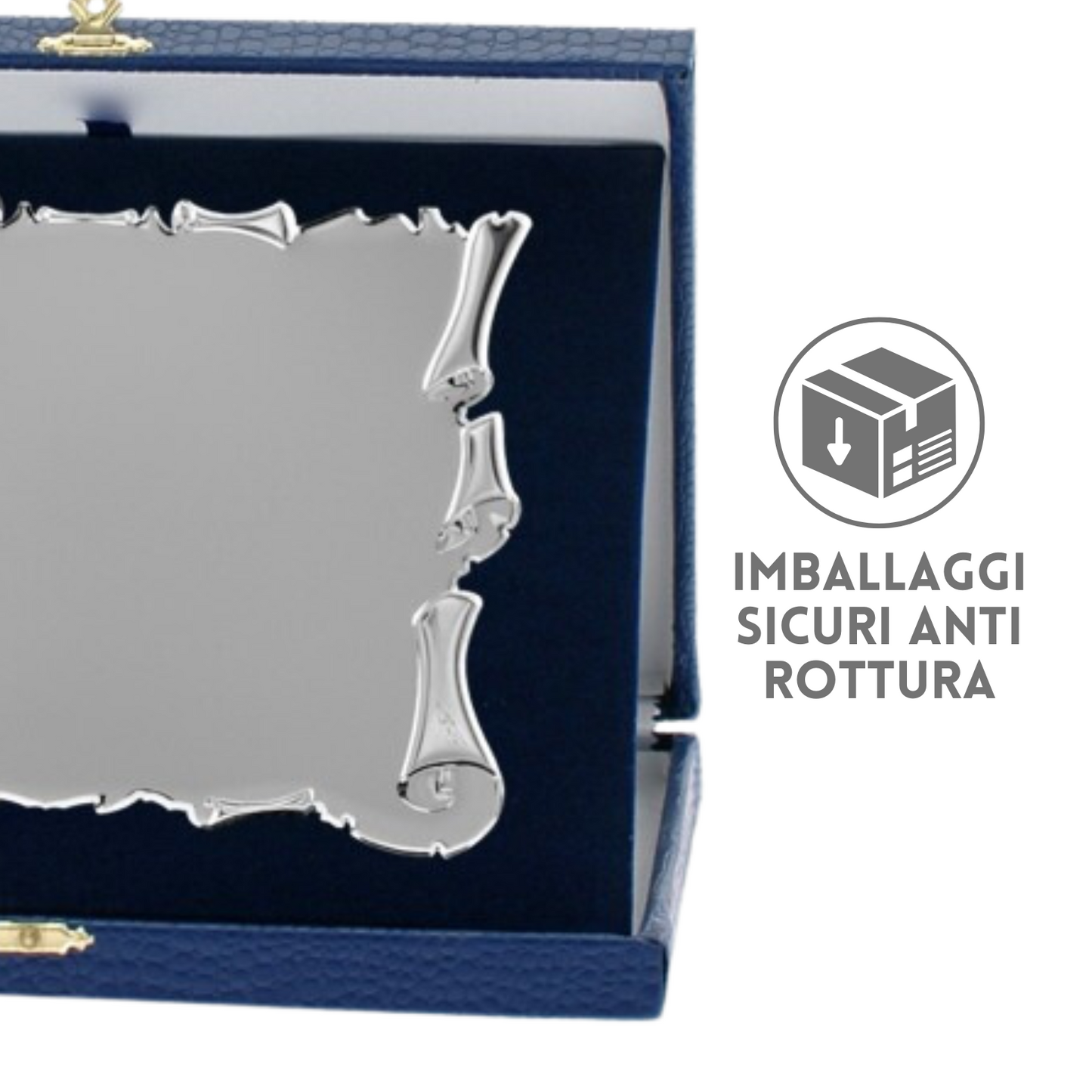 Set targa con astuccio 26x21 cm | Cod. 20.682