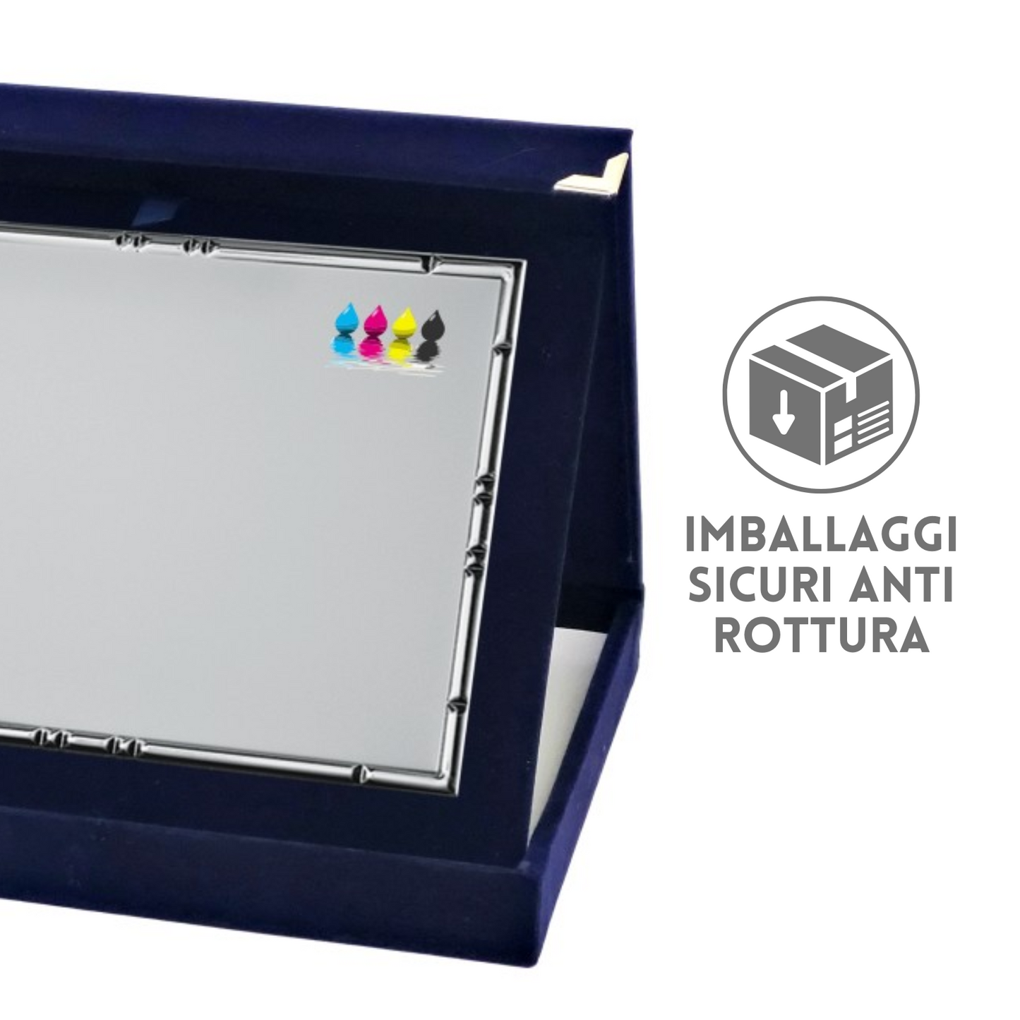 Set targa con astuccio apertura orizzontale 31x26 cm | Cod. 21.131B