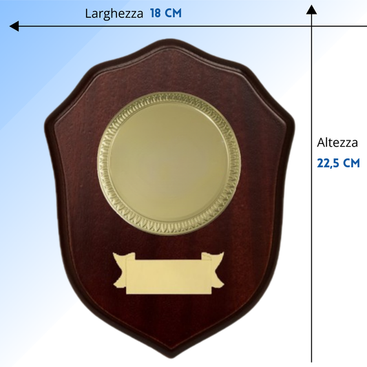 Crest in legno personalizzato | Cod. 25.625A