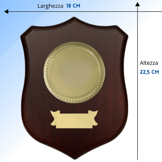 Crest in legno personalizzato | Cod. 25.625B