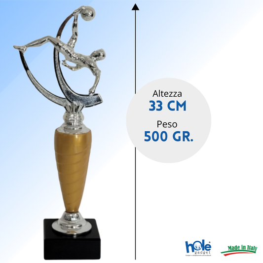 Premio calcistico personalizzato 33 cm | Cod. 14.553