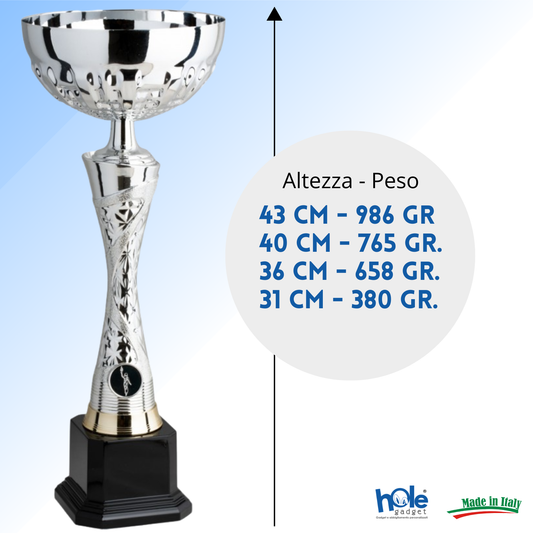 Coppa da 31 cm base nera | Cod. 10.074