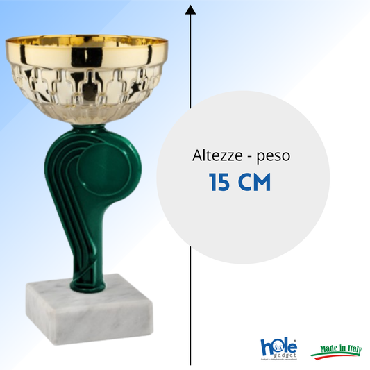 Tris di premiazioni 15 cm a 3 colorazioni | Cod. 13.569
