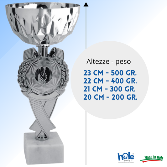 Set di 4 premiazioni 23 - 22 - 21 - 20 cm | Cod. 13.609S