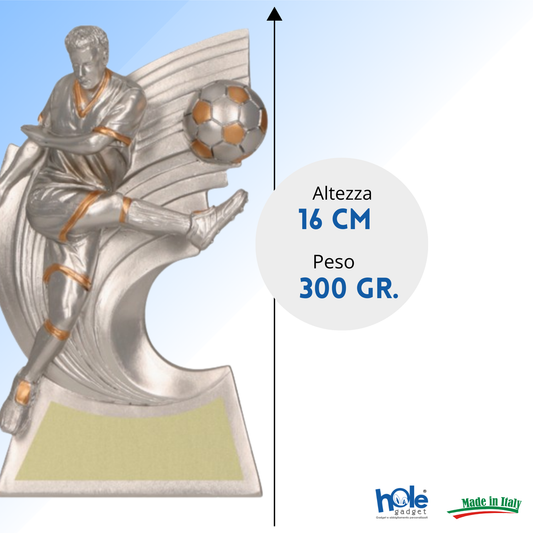 Premio calcistico personalizzato 16 cm | Cod. 14.523B