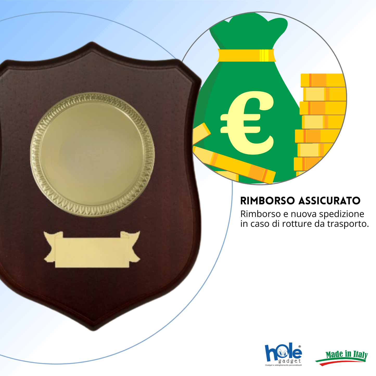 Crest in legno personalizzato | Cod. 25.625B