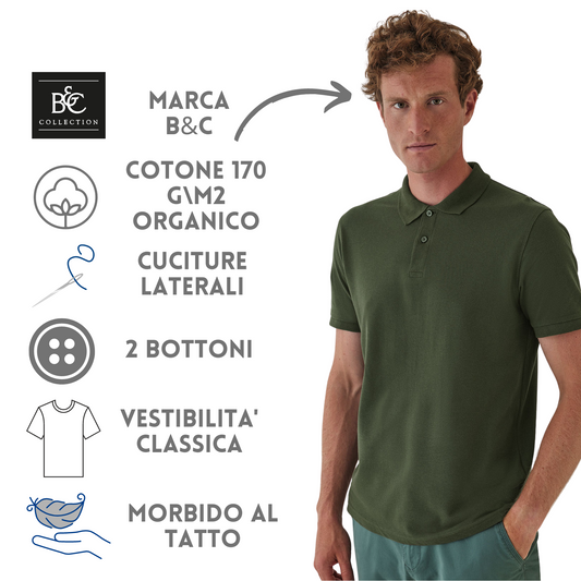 Polo personalizzate unisex