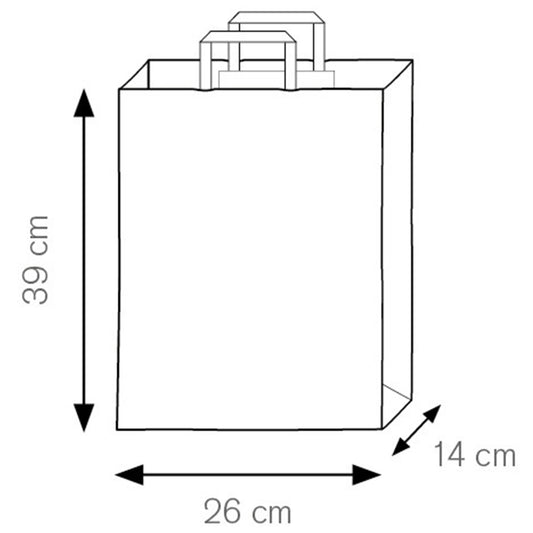 shopping bag personalizzata in carta con stampa inclusa nel prezzo
