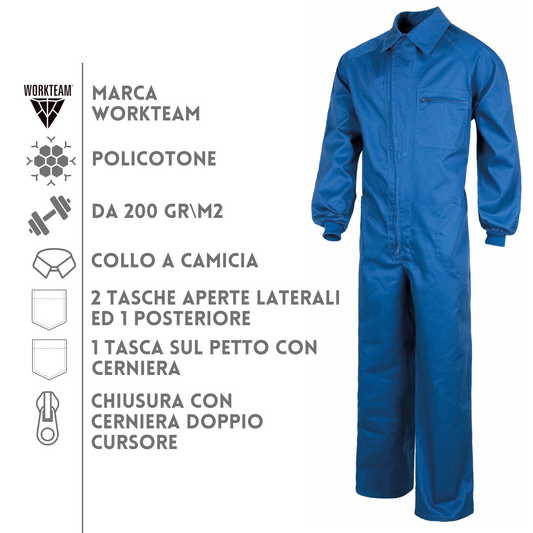 Tuta da lavoro personalizzata