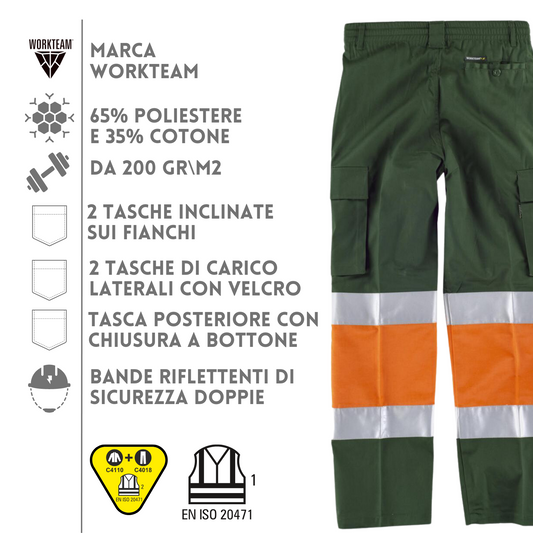 Pantaloni personalizzati alta visibilità