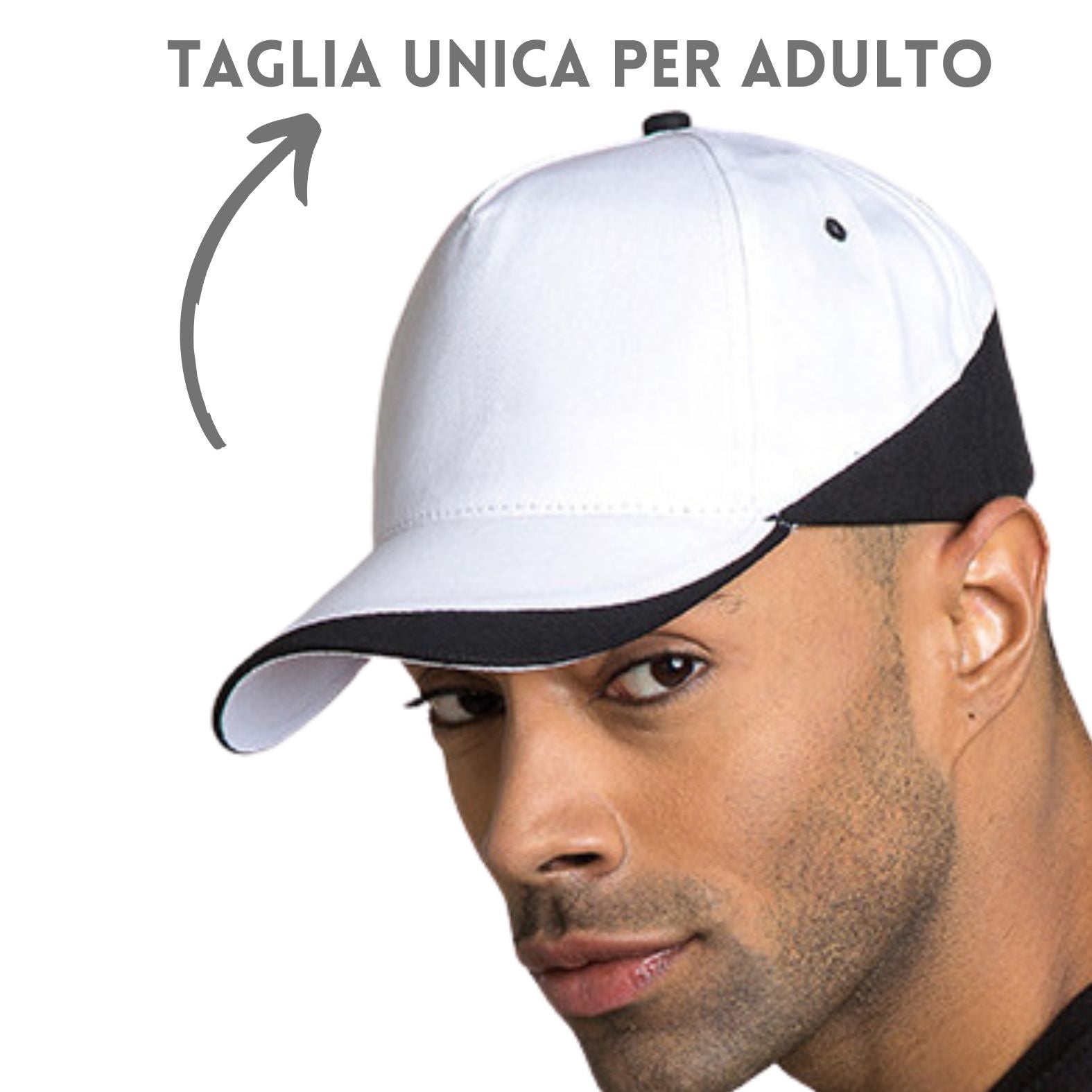 Cappellini personalizzati con visiera precurvata PM093