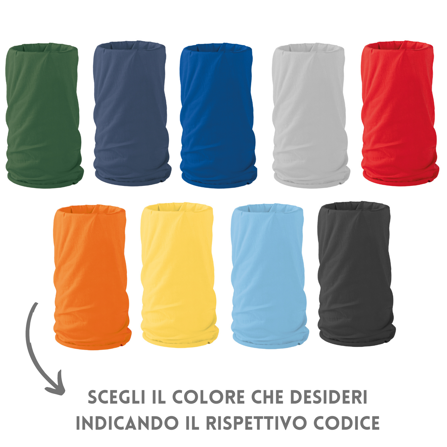 Bandana multiuso personalizzata