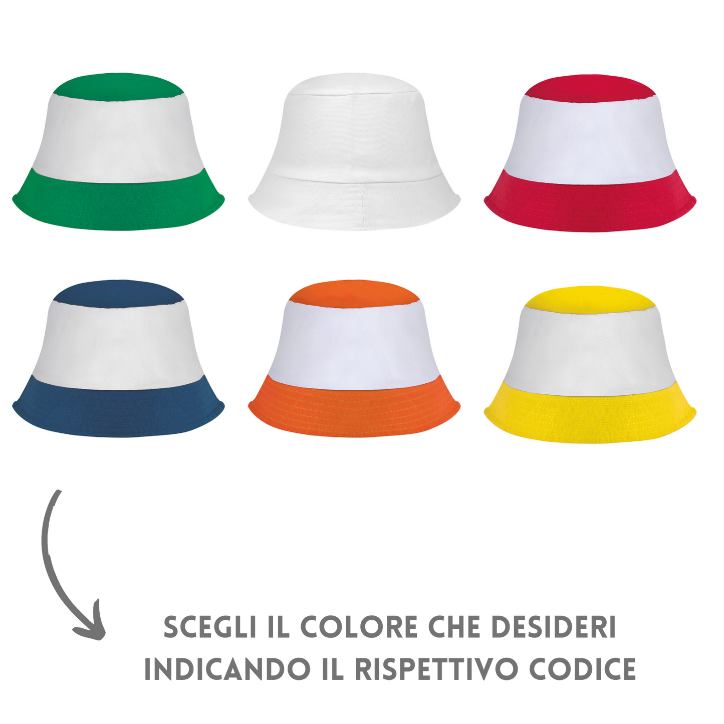 cappellino da pescatore personalizzato