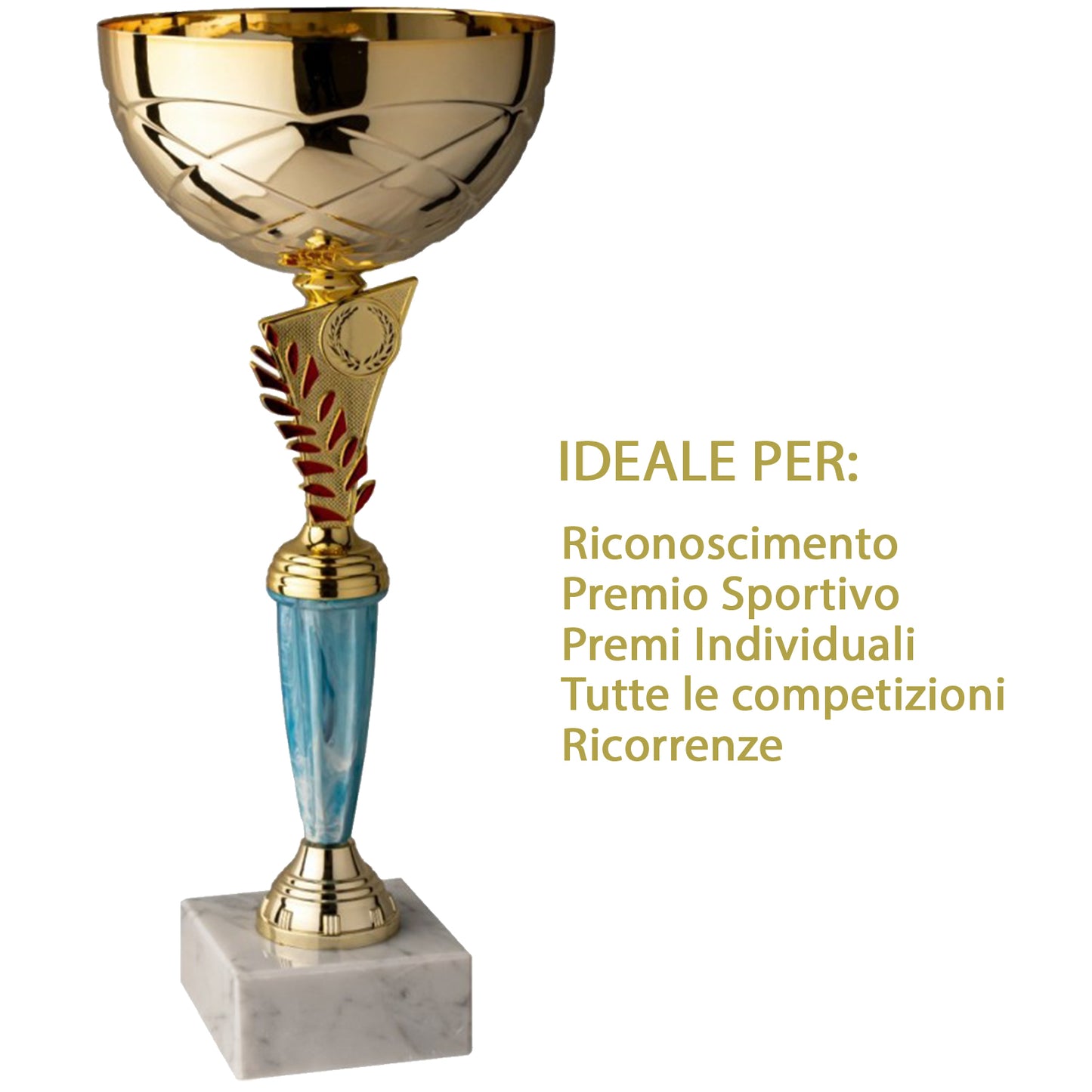 Coppa da 40 cm in metallo con inserto | Cod. 11.121G